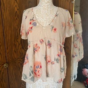 Lucky Brand Floral Top
